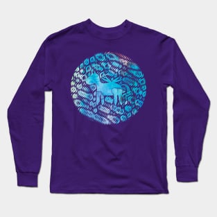 Blue pegas Long Sleeve T-Shirt